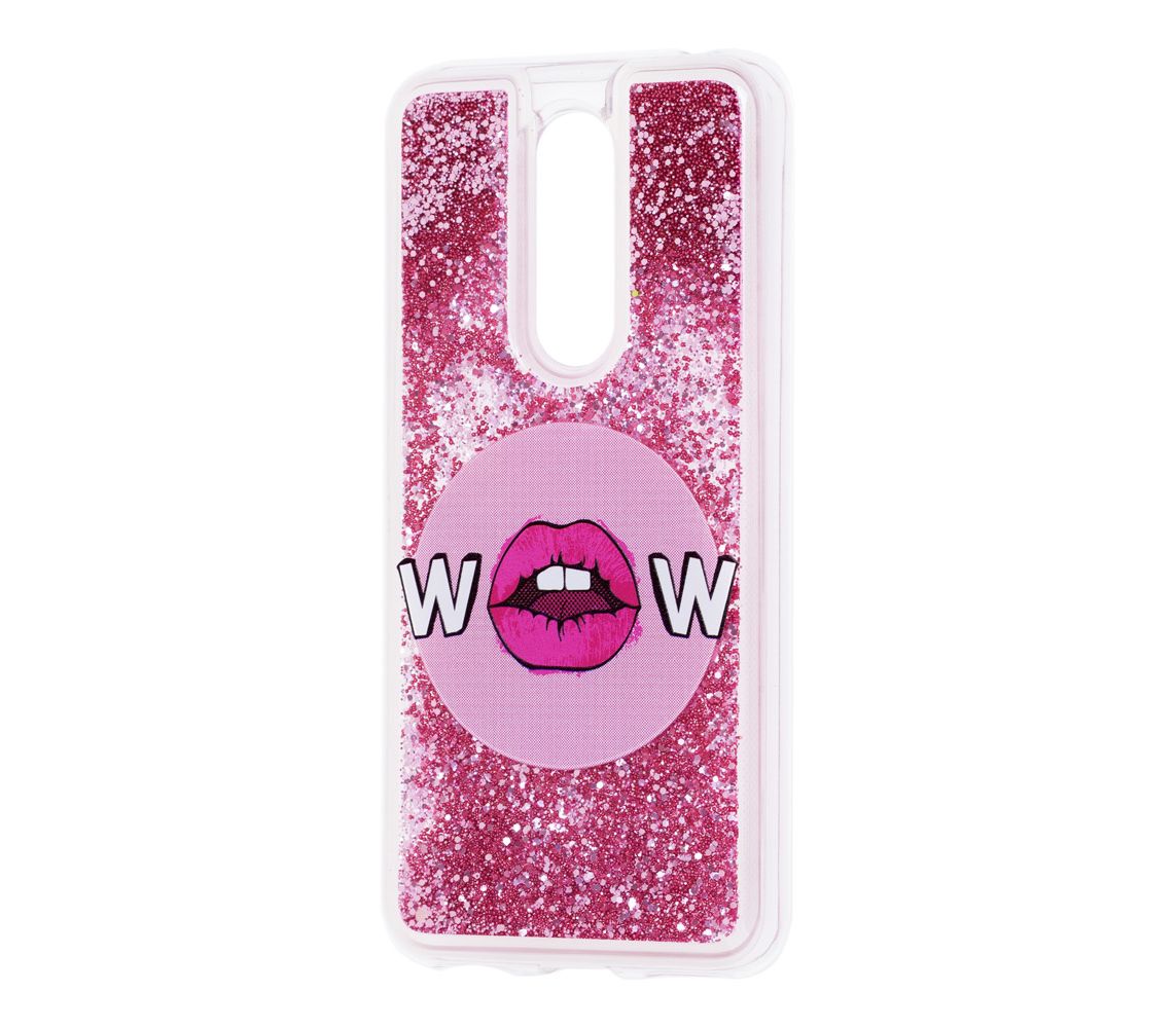 Накладка Lovely Stream для Meizu M8 (M813) (wow lips) (переливаєтья)-0